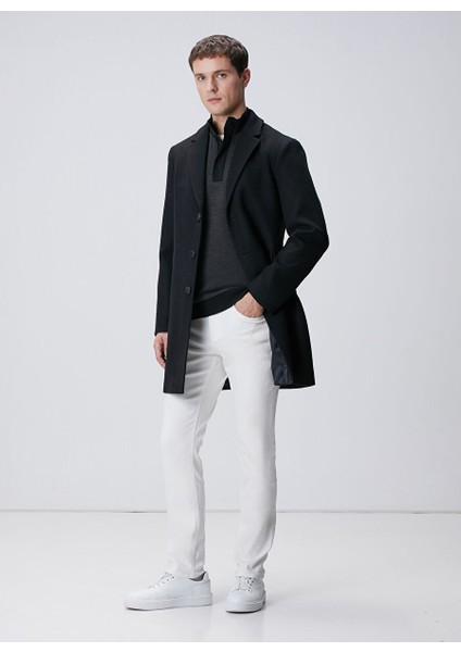 Siyah Erkek Fermuarlı Slim Fit Düz Sweatshirt 1091891 modelleri
