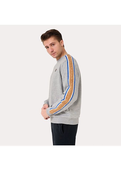 Erkek Bisiklet Yaka Sweatshirt Braid Detail TM411156 modelleri