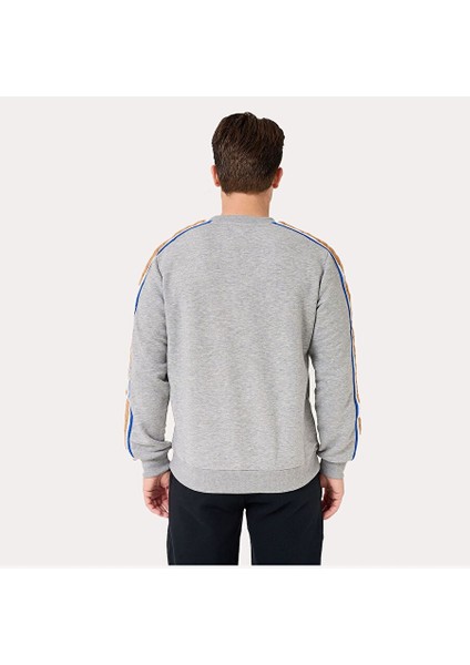 Erkek Bisiklet Yaka Sweatshirt Braid Detail TM411156 fırsatları