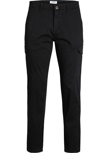Normal Bel Dar Paça Siyah Erkek Pantolon 12248431