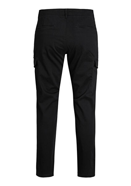 Normal Bel Dar Paça Siyah Erkek Pantolon 12248431