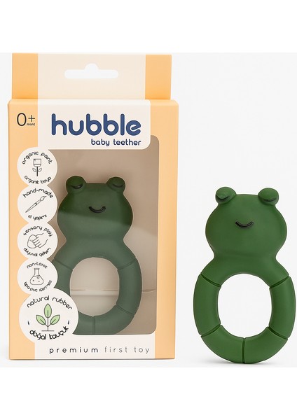 Bebek Diş Kaşıyıcı ve Oyuncağı Kurbağa Halkalı
