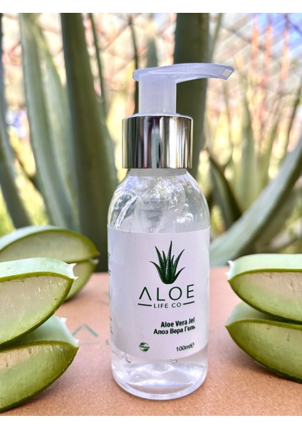Aloe Vera Gel Nemlendirici, 100 Ml, Vegan, Doğal, %98 Alovera Jeli