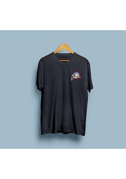 Oversize True Adventure Motorcycle Africatwin Tasarım Unisex T-Shirt