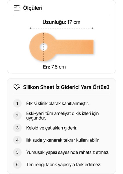 Silikon Skar Mastopeksi Areola Meme Küçültme Dikleştirme Ameliyat Izi Tedavisi Areopksi 2'li modelleri