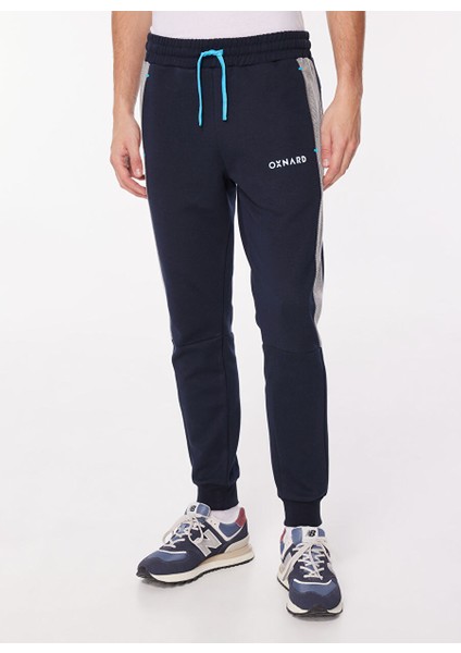 OXM2009_COLE-M-JOGGER Mavi Erkek Eşofman Altı