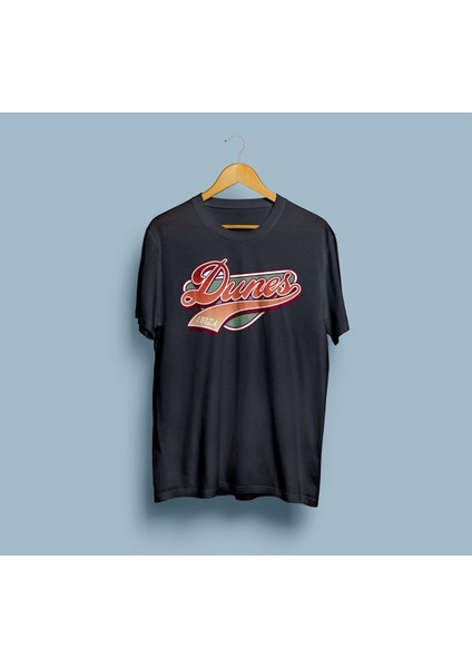 Oversize Dunes Ibiza Tasarım Unisex T-Shirt
