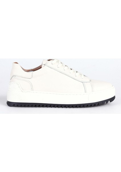Beyaz Erkek Deri Sneaker Gıbson