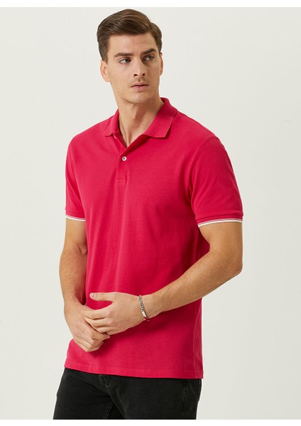 Polo Yaka Fuşya Erkek T-Shirt 1086151 modelleri