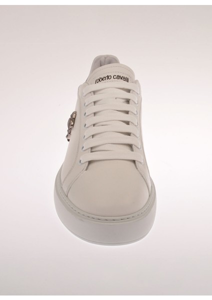 Beyaz-Siyah Erkek Deri Sneaker 25730 modelleri