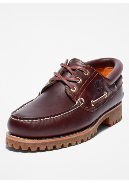 Timberland Authentic Boat Shoe Bordo Deri Erkek Günlük Ayakkabı