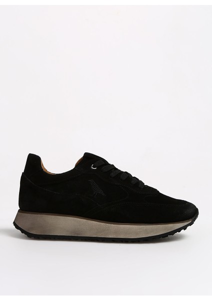 Siyah Erkek Süet Sneaker Callısto