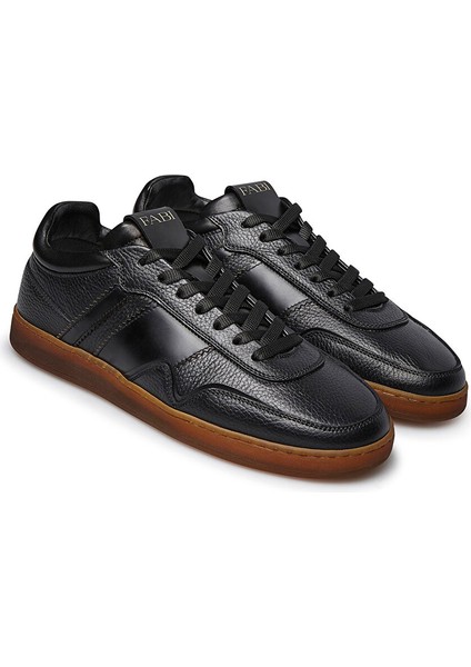 Siyah Erkek Deri Sneaker FU1319.B00MOC36KT17