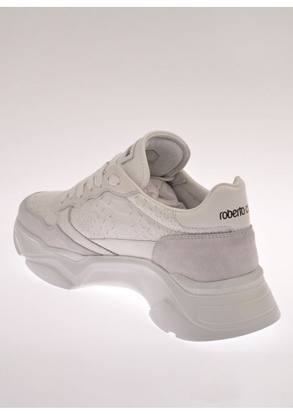 Beyaz Erkek Deri Sneaker 25761 fırsatları