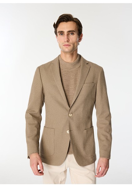 Vizon Erkek Slim Fit Armürlü Ceket 1092047