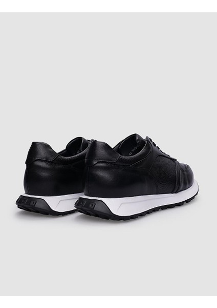 Siyah Erkek Deri Sneaker 124343