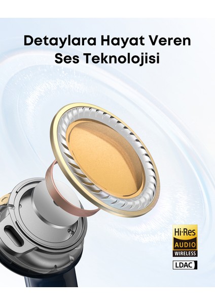 Soundcore Liberty 5 | Dolby Audio Gürültü Engelleyici Kulak Içi Kulaklıklar - Gece Mavisi - A3957 modelleri