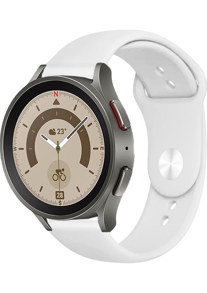 Samsung Galaxy Watch 4 5 5pro 6 7 FE 40mm ve 44mm ile Uyumlu Kordon Yumuşak Dokulu Silikon Kayış modelleri
