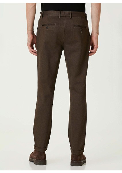 Deve Tüyü Erkek Slim Fit Düz Pantolon 1091901