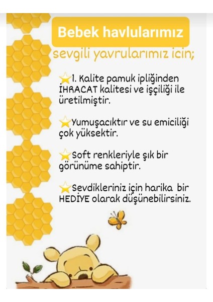 Pamuklu Yumuşacık Kız-erkek Yenidoğan/bebek Banyo Havlu Kundak SARI / ÖRDEK fırsatları
