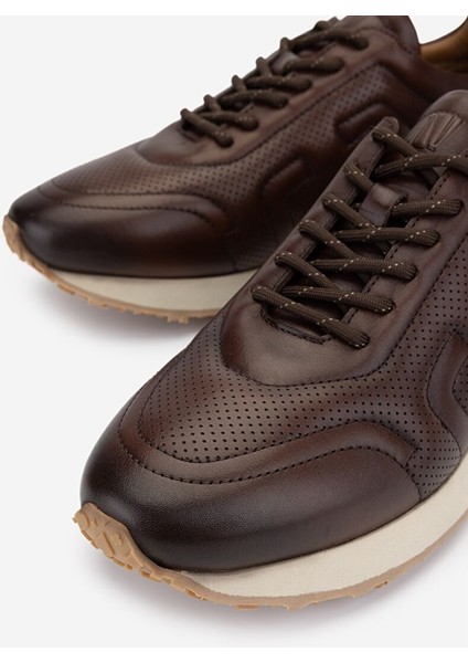 Erkek Hakiki Deri Kahverengi Sneakers & Spor Ayakkabı fiyatları