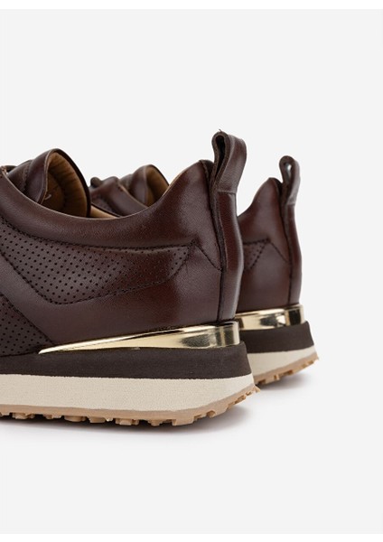 Erkek Hakiki Deri Kahverengi Sneakers & Spor Ayakkabı modelleri