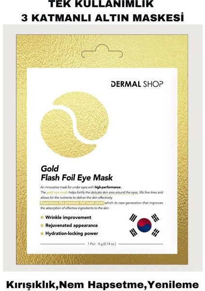 3 Katmanlı Gold Göz Maskesi ve Yenileyici, Besleyici ve Nemlendirici Salyangoz Özlü Kollajen Maske Seti fiyatları