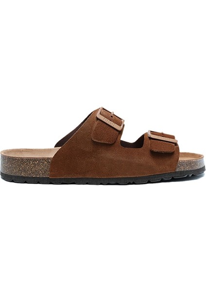 K14942 Kifidis Soft Step Erkek Çift Bantlı Mantar Terlik 41-46