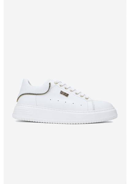 Siyah Erkek Deri Sneaker 352 21094 Erk Ayk SK24-25