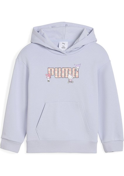 Lila Kız Çocuk Sweatshirt 63006347-PUMA x Hello Kıtty & Frıen