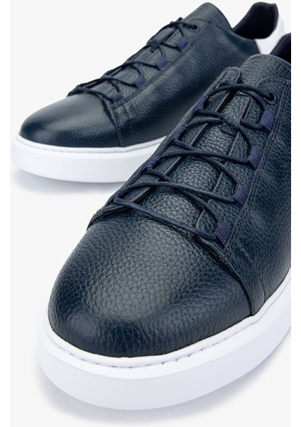 Acrux Erkek Lacivert Floter Hakiki Deri Sneakers & Spor Ayakkabı