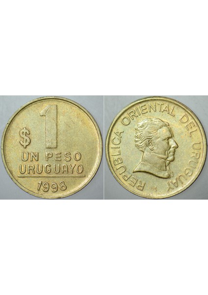 Uruguay 1 Peso 1998.