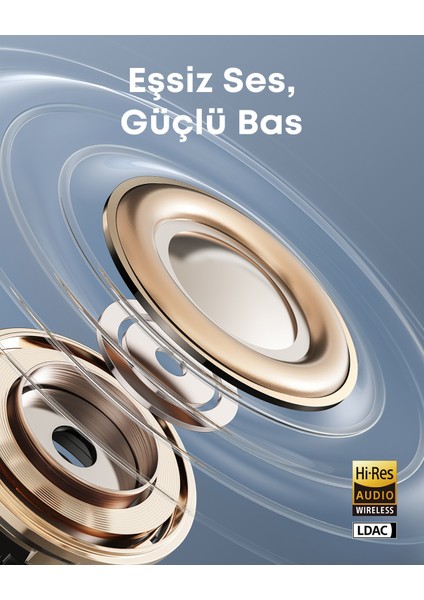 Soundcore Aeroclip Open Ear Adaptif Konforlu Klipsli Kulaklık - Esnek ve Güvenli Uyum - Siyah - A3388