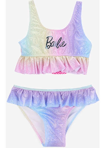 Çok Renkli Kız Çocuk Bikini Takım BRB4SG-BKİ6004