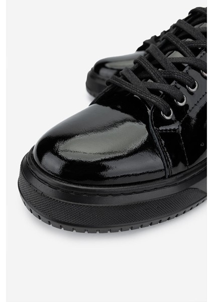 Erkek Hakiki Deri Siyah Rugan Sneakers & Spor Ayakkabı modelleri