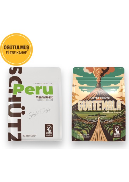 Peru & Guatemala Öğütülmüş Yöresel Kahve 250g x2 fiyatları