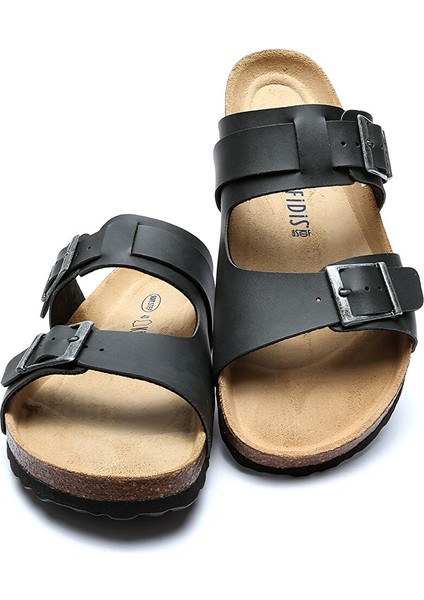 13471 Ch-Kifidis Soft Step Erkek Çift Bantlı Mantar Terlik 41-46