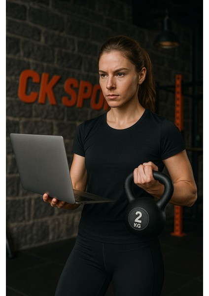 Ckspor 2 kg Kettlebell Çaydanlık Tipi Dambıl Ağırlık CKS200