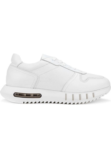 Beyaz Erkek Deri Sneaker 285 T3246 Erk Ayk Y24