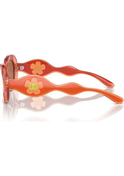 Dolce&gabbana DX6005 Oval Turuncu Unisex Çocuk Güneş Gözlüğü fiyatları