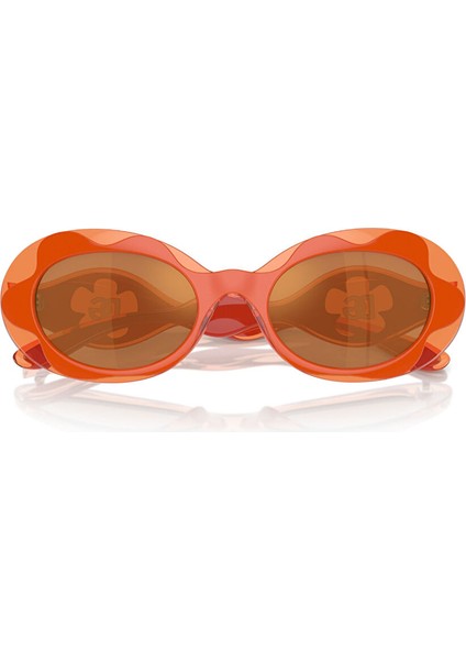 Dolce&gabbana DX6005 Oval Turuncu Unisex Çocuk Güneş Gözlüğü fırsatları