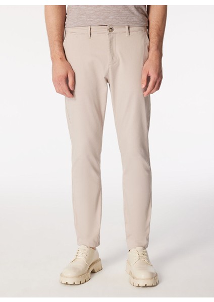 Normal Bel Düz Paça Slim Fit Taş Erkek Pantolon 1090639