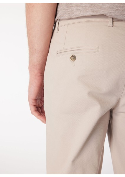 Normal Bel Düz Paça Slim Fit Taş Erkek Pantolon 1090639