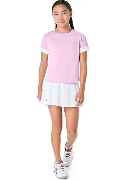 Beyaz Kız Çocuk Tenis Eteği 2044A043-100-GIRLS Tennıs Skort