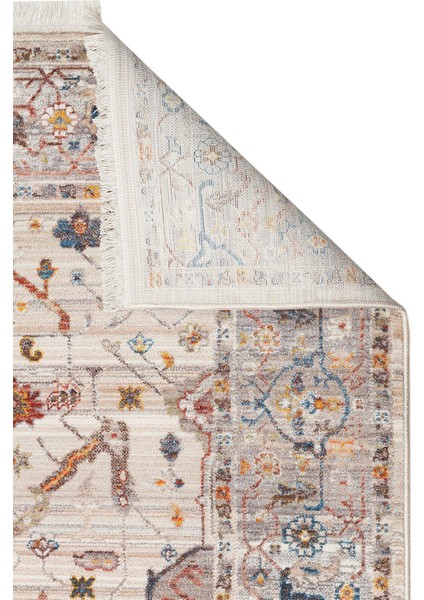 Pietra PTA 01 Krem Gri - Klasik Tasarımlı, Sıcak Renk Tonlarında Yumuşak Dokulu Makine Halısı