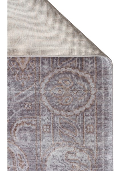 TF 03 D.GREY BRONZE - TAFTAN - Pakistan Overdyed Tarzı Özel Hav Vermeyen ve El Emeği ile Özel Tezgahlarda Üretilen Uşak Halısı - D.GREY BRO - 170*240