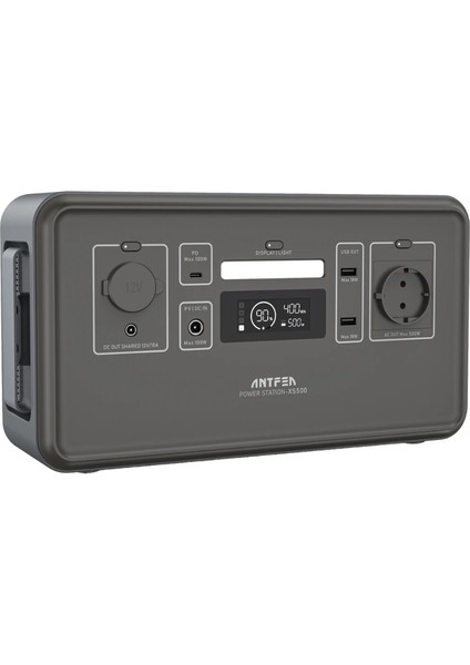 Sicco - Antfea XS500 500W Ac Çıkışlı (500WH) Taşınabilir Güç Istasyonu - Kamp, Karavan Vb. Yeşil