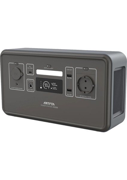 Sicco - Antfea XS500 500W Ac Çıkışlı (500WH) Taşınabilir Güç Istasyonu - Kamp, Karavan Vb. Yeşil