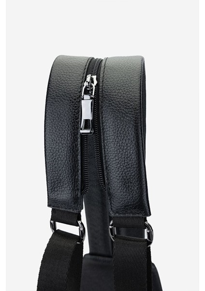 Erkek Hakiki Deri Siyah Deri Body Bag Çanta fırsatları