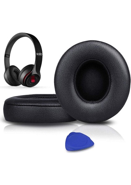 Beats Solo3 / Solo2 Kulaklık Yastıkları Kablosuz Siyah (Yurt Dışından)